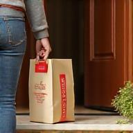 Contactless food delivery at the door